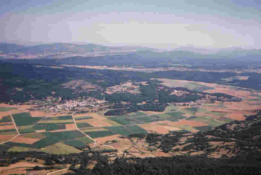 panor�mica de Lagr�n desde la cruz del castillo