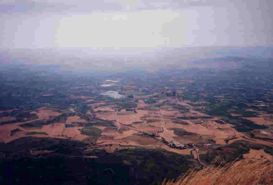 panor�mica de Laguardia desde la cruz del castillo