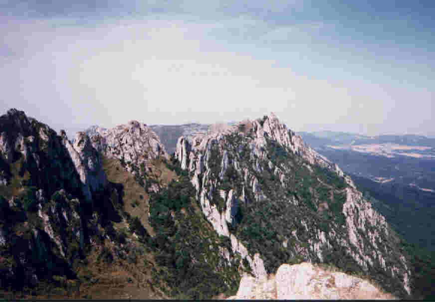 panor�mica del pico de Palomares desde la cruz del castillo