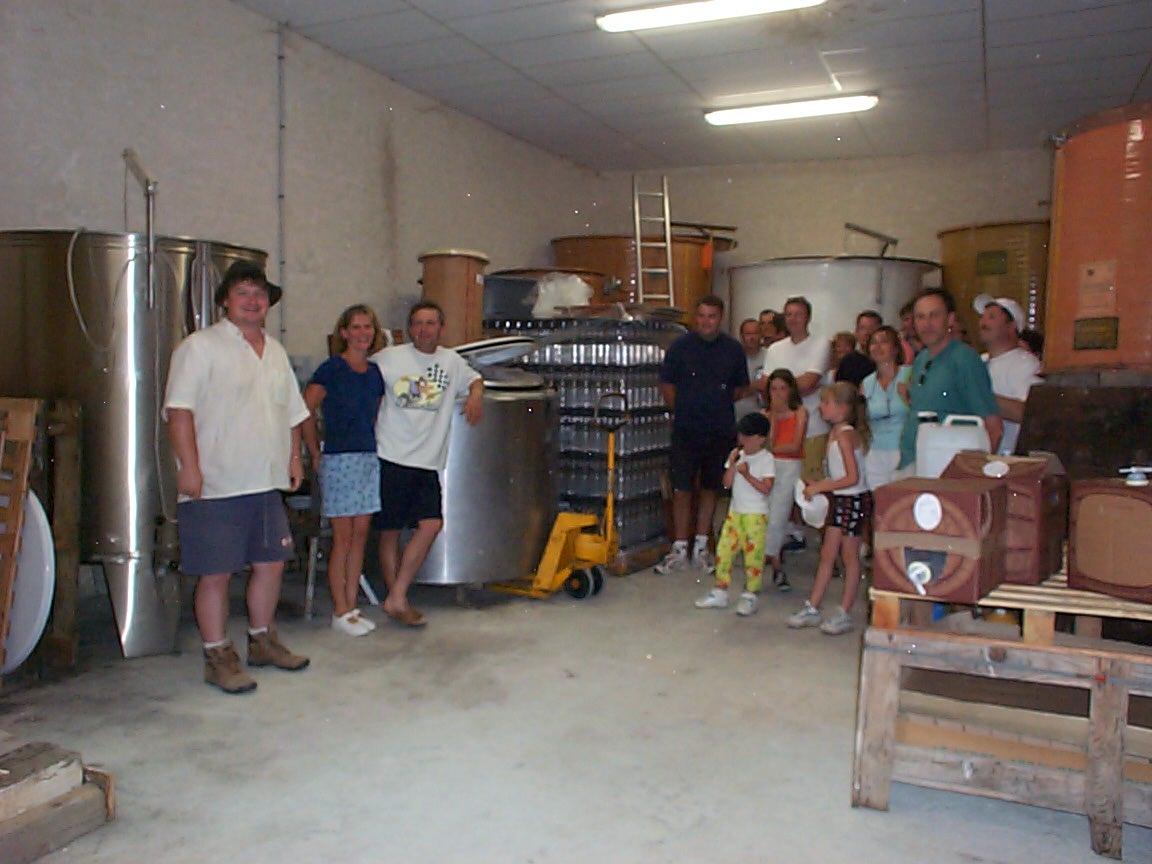 guided visits to local winery