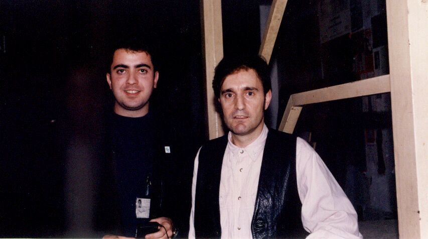 Con Javier Paxari�o