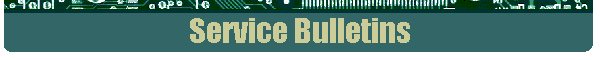 Service Bulletins