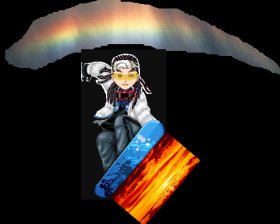 Rainbow Surfer
