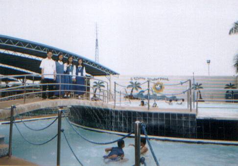 enjoy the splash of water