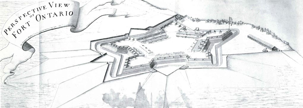 Map of British Fort Ontario - 1761