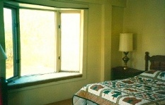 A bedroom at The Lake House