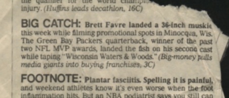 favre fishing