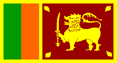 The Flag of Sri lanka