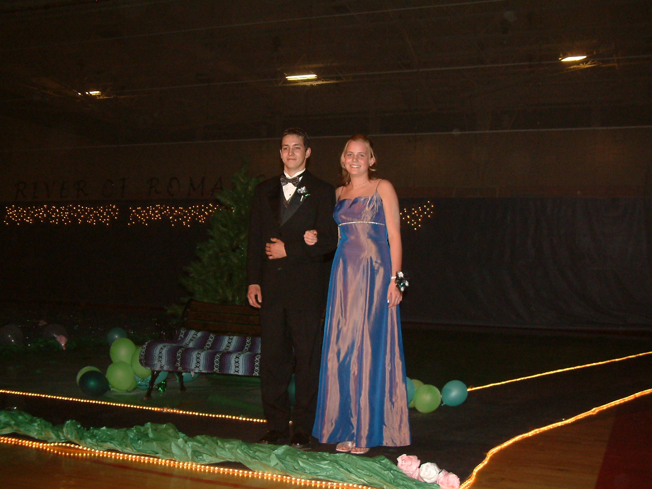 Meggan and her ex boyfried Jeremy at prom I think