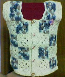 granny square vest