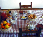 un particolare della sala colazione
