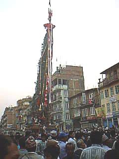 rally of the red machchhendra nath jatra