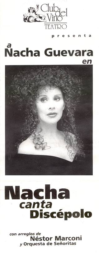 Programa de 'Nacha canta Disc�polo'