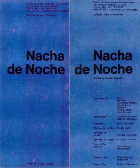 Programa de 'Nacha de noche'