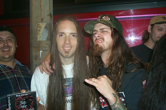 My and the drummer for Zakk's BLS Band