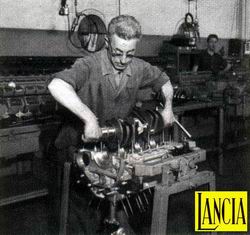Crank is put in place.