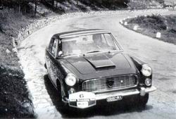Flaminia Coup� at the Futa Pass during the Mobilgas Economy run