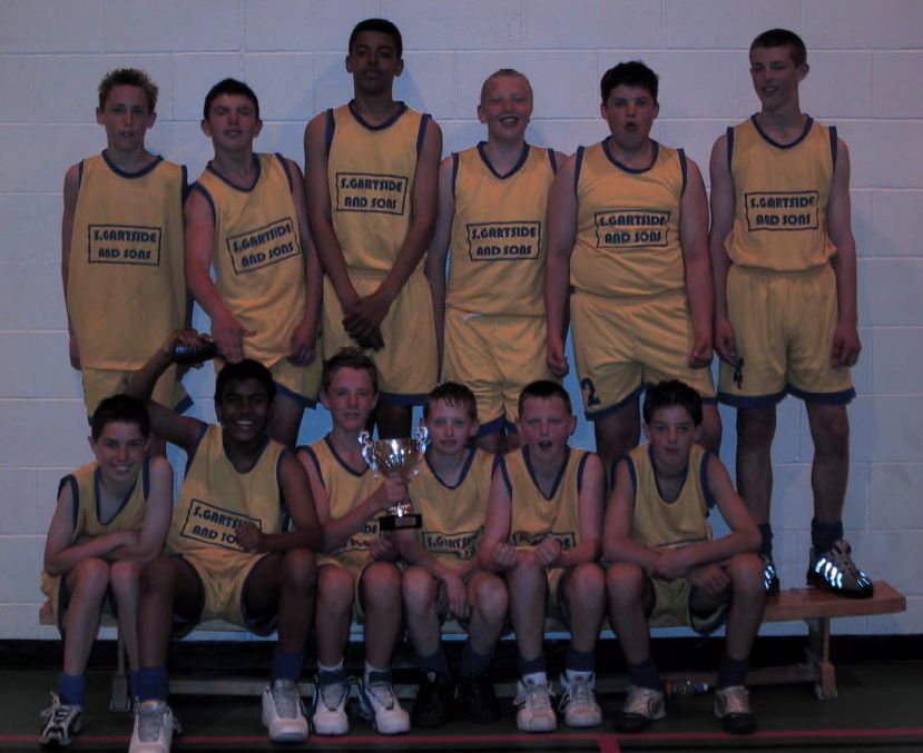 Southlands-Under 13 Lancashire Basketball Champions 2004/5
