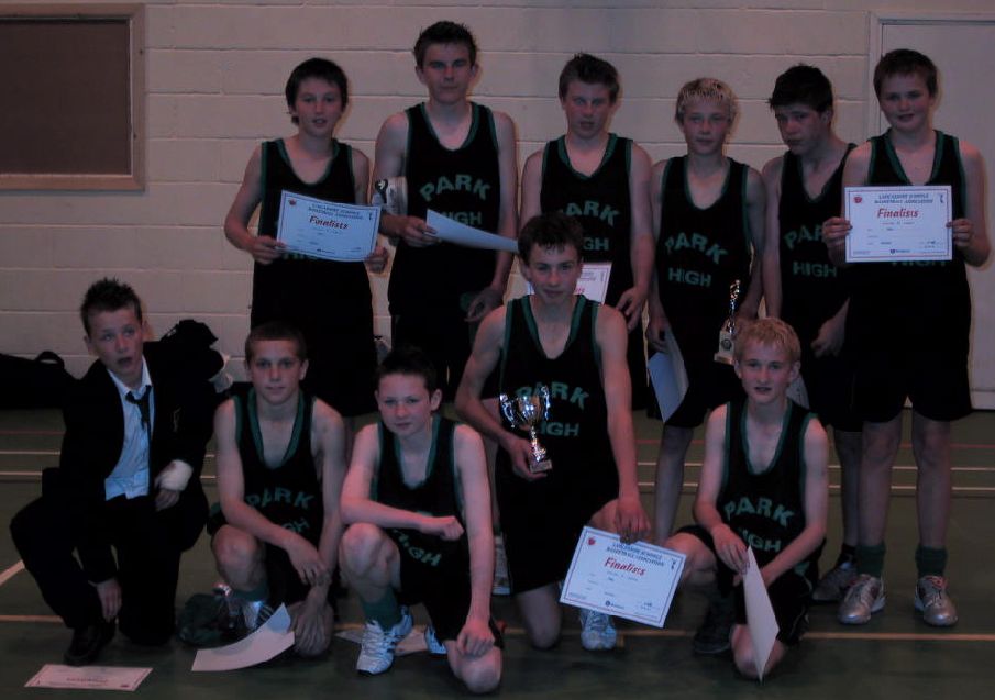 Park-Under 13 Lancashire Basketball Finalists 2004/5