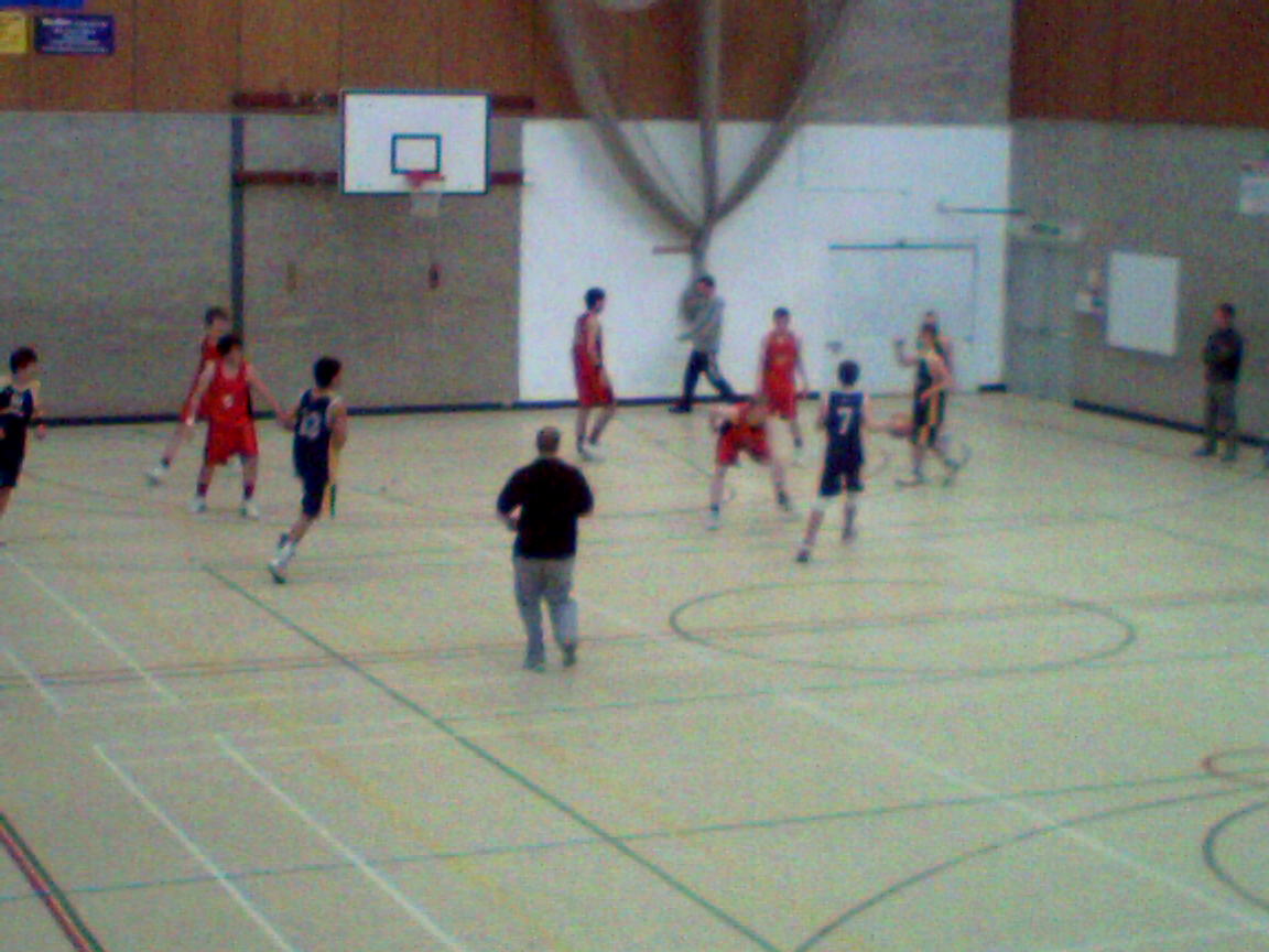 Game action, U16 Final