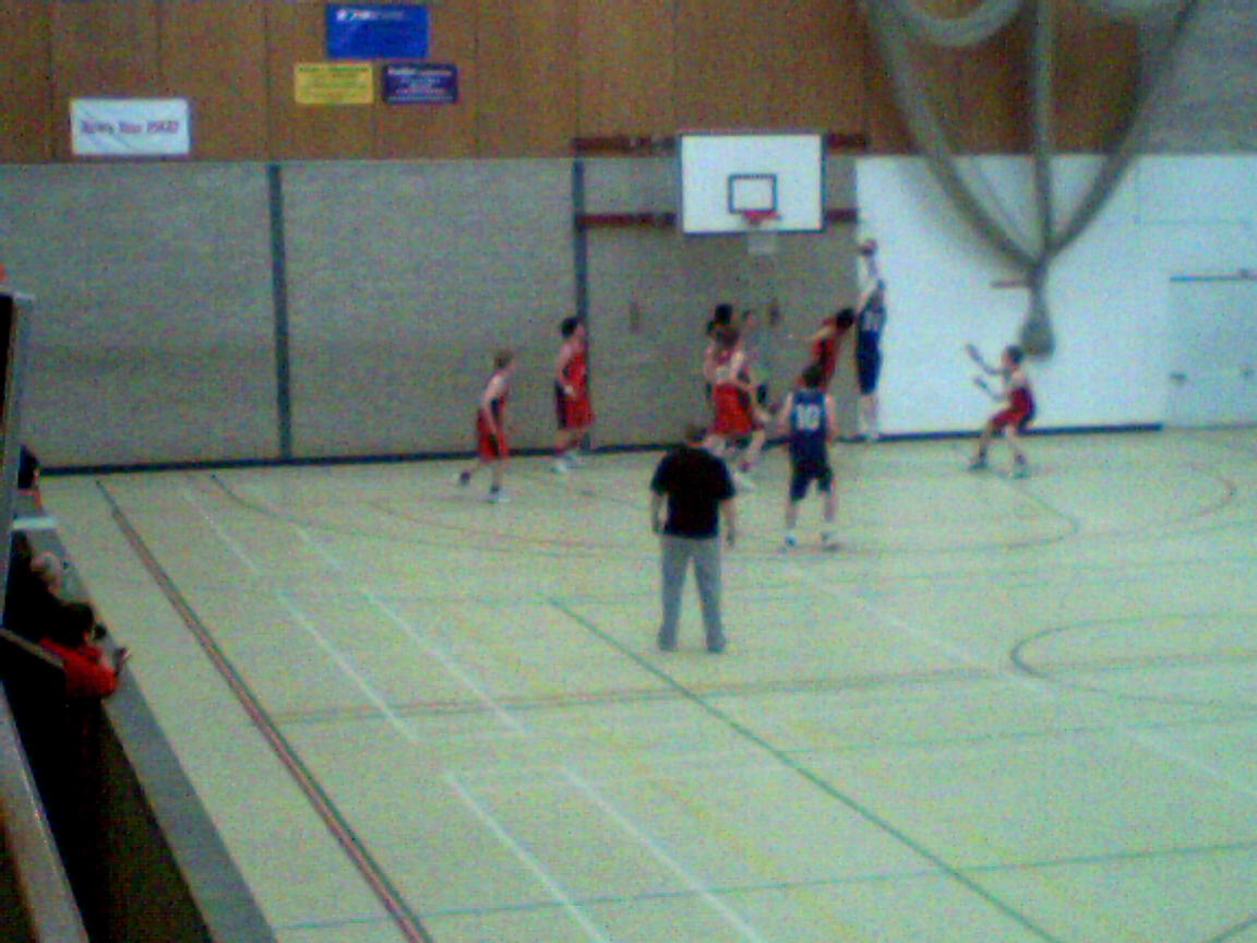 Game action, U16 Final