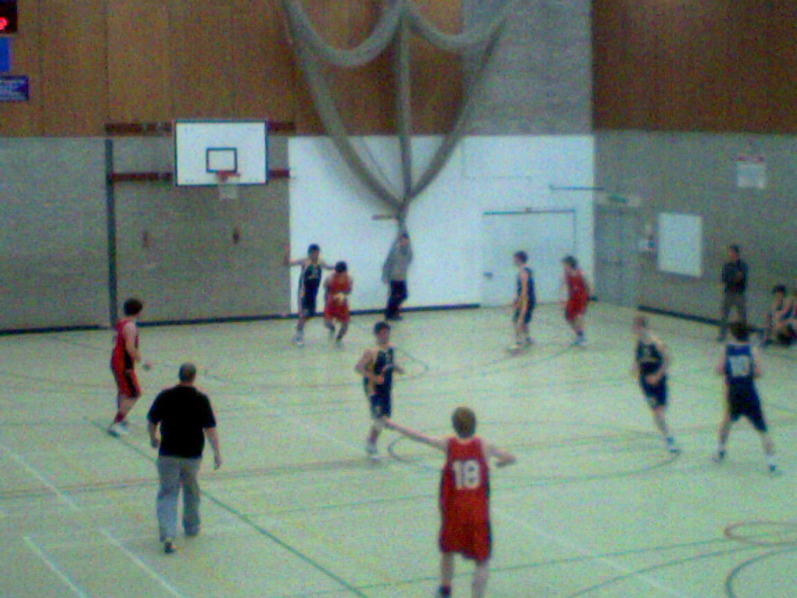 Game action, U16 Final