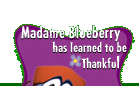 THIS IS MADAM BLUEBERRY
