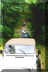 A nice rocky trail with some friends. Trip: Coronado to El Valle [November 1999]