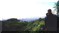 Felipe with a wonderful view of Boquete and the surrounding mountains