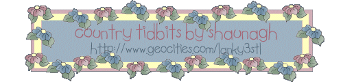 Country Tidbits by Shaunagh Banner