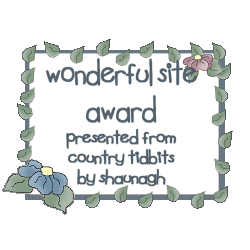 Country Tidbits by Shaunagh Wonderful Site Award