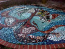 Mosaic looks beautiful when its placed on the floor