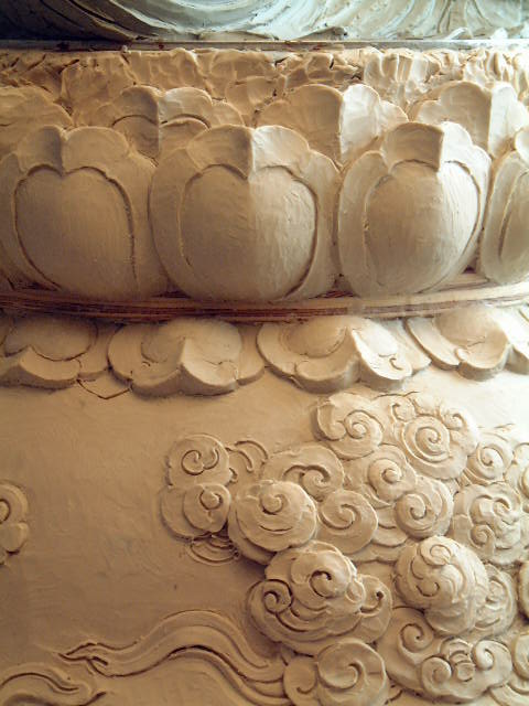 Detail of Lotus throned