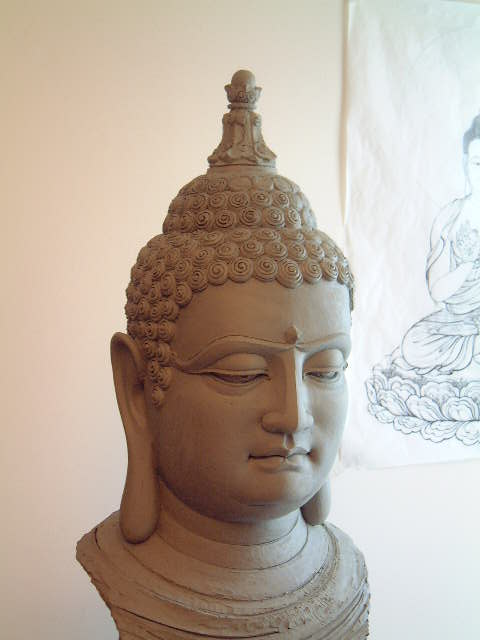 Sculpture portrait's Shakyamuni Buddha