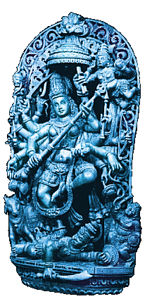 Laxmi Atop Mahishasura's Corpse