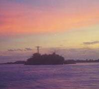Sunset, USS Benewah,  APB-35