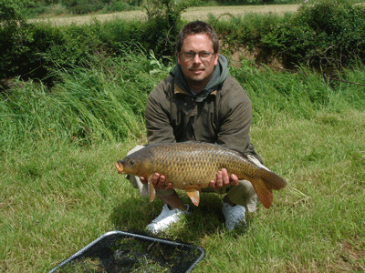 Over 10lb carp caught in river
