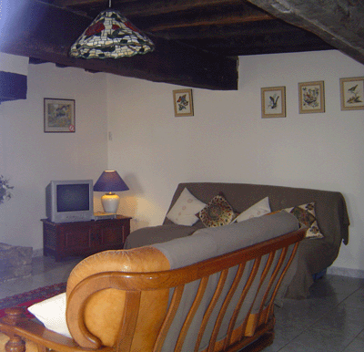 Lounge area in Cottage