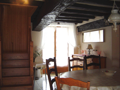View of front door leading from Cottage