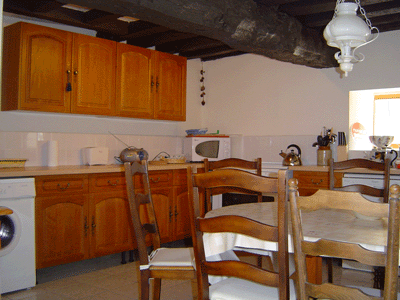 Dining/kitchen area of Cottage