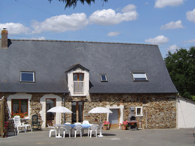 Rear view of the cottage