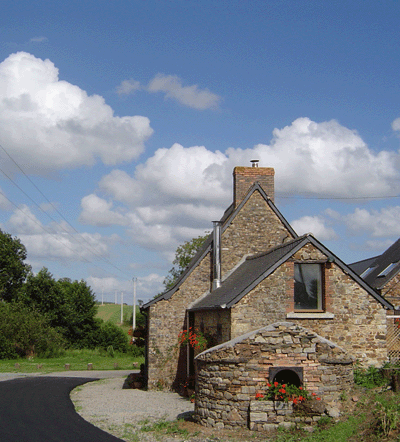Front approach to property