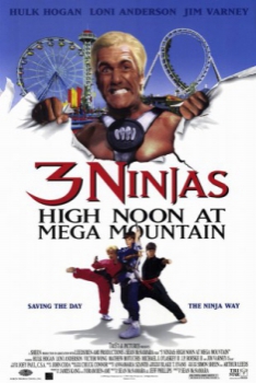poster 3 Ninjas 4: 3 ninjas en la  MegaMontaña  (1998)