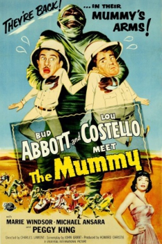 poster Abbott y Costello Contra la Momia  (1955)