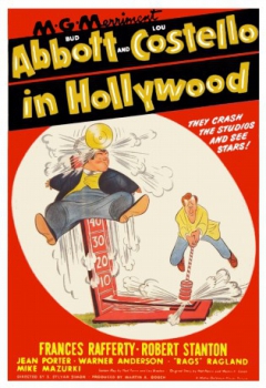 poster Abbott y Costello en Hollywood  (1945)