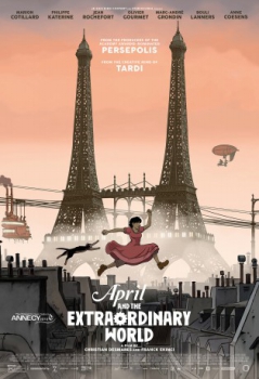 poster Abril y el mundo extraordinario  (2015)