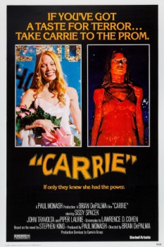 poster Carrie 1: Extraño presentimiento  (1976)
