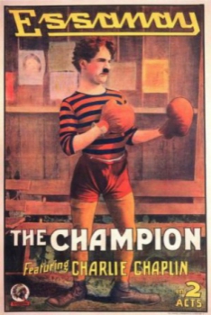 poster Charlot, campeón de boxeo