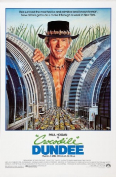 poster Cocodrilo Dundee  (1986)