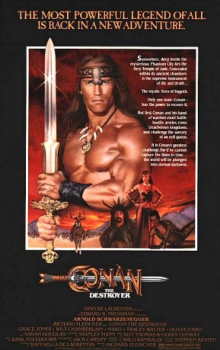 poster Conan, el destructor  (1984)